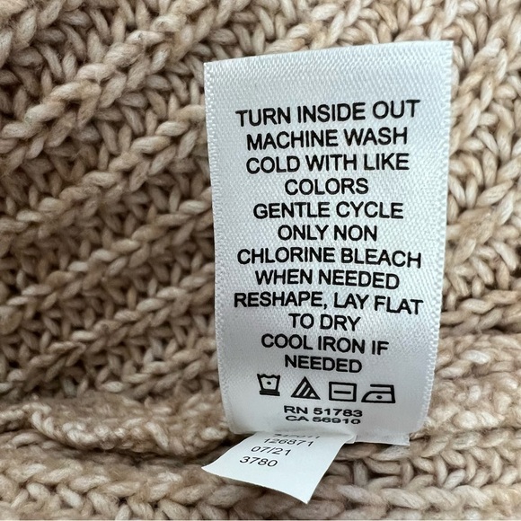 MAURICES Women’s Pullover Mock Neck Sweater Sz XS Color Tan Stretch 8” Slit - Picture 6 of 10